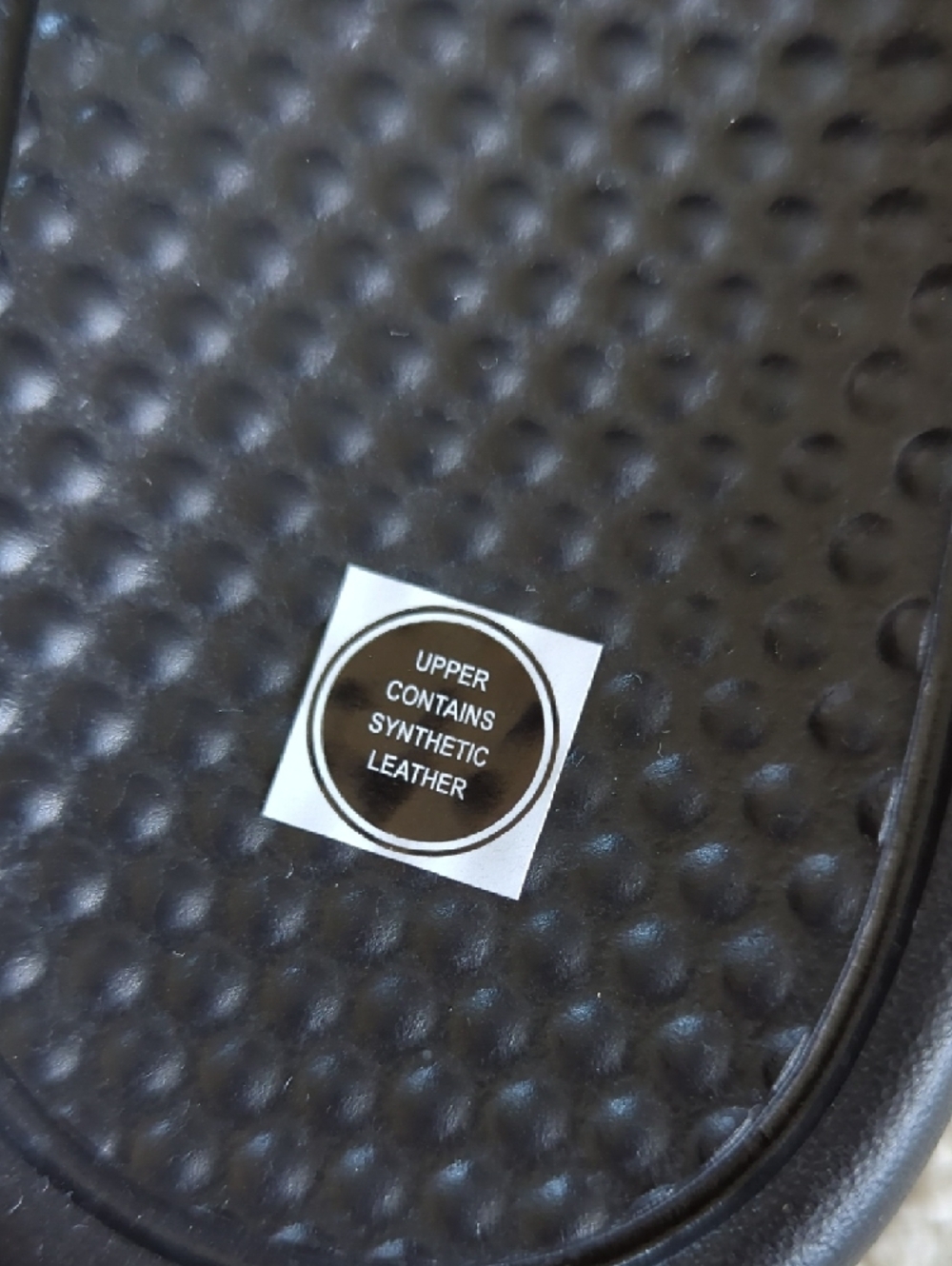 Nike Black Slide Sandals with Pink Swoosh - Picture 6 of 9